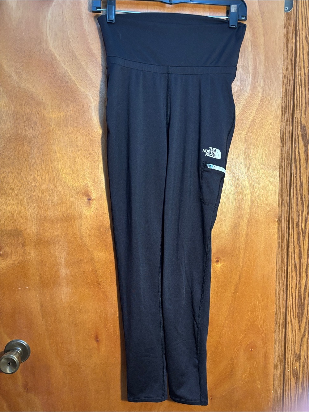 The North Face Black Leggings with Side Zip Pocket